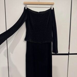 Scott McClintock Off-Shoulder Gown